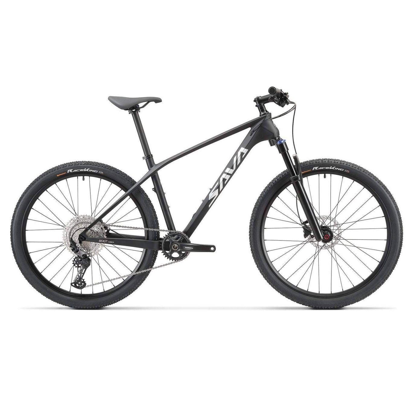 Vélo de montagne semi-rigide en carbone SAVA BEAST M6.1 2023 12 vitesses / noir