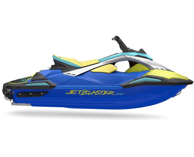 2026 Yamaha JetBlaster PRO 2 UP Azure Blue/Lunar Yellow
