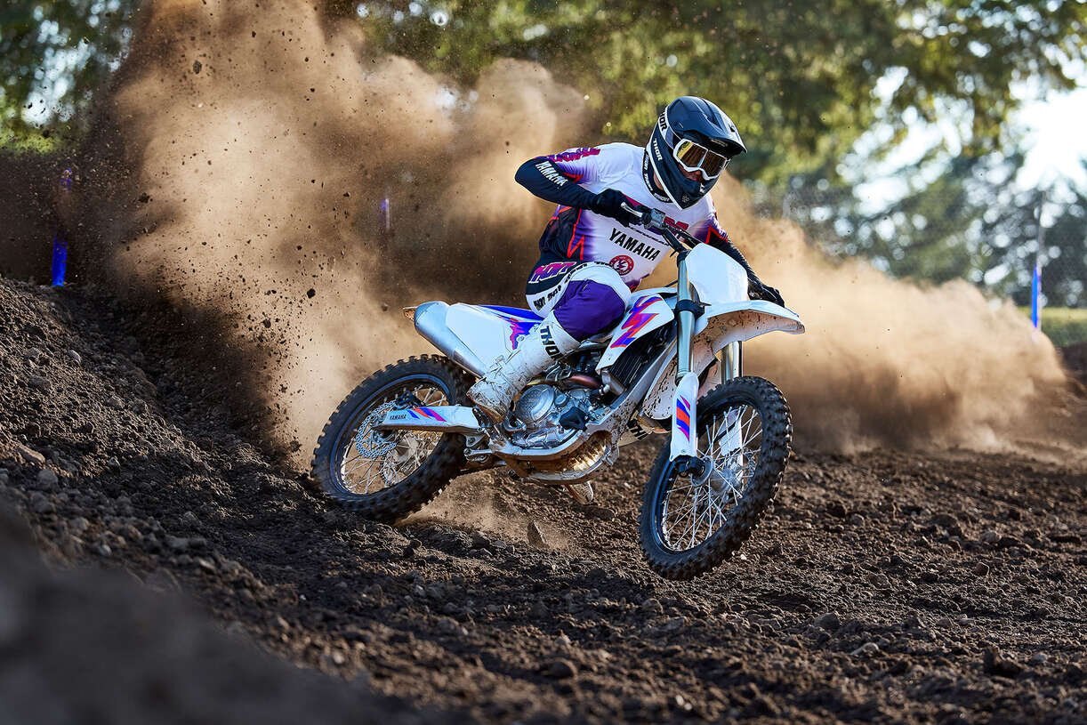 2024 Yamaha YZ450F Anniversary White