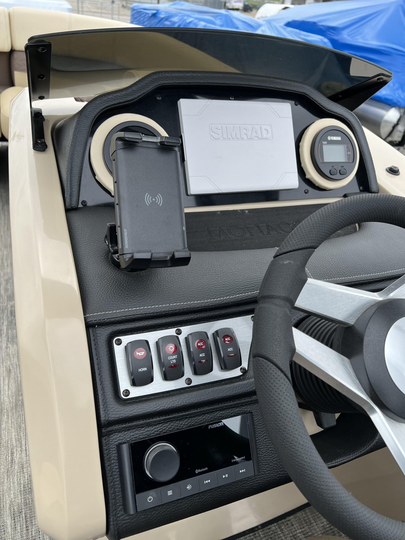 2022 GODFREY MONACO MC235RL. PRICE DROP!!! YAMAHA 250HP!! ELECTRIC TOWER WITH LED LIGHTING, UNDERWATER LIGHTS AND MORE!! $97750 ALL IN PRICE PLUS TAX AND LICENSE!! FINANCE FOR $236 WEEKLY WITH ZERO DOWN.