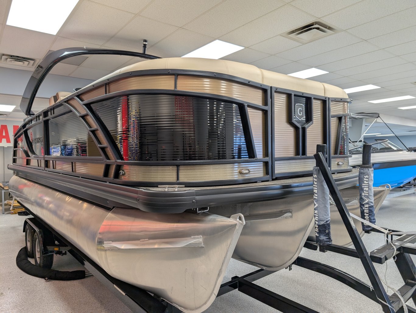 2022 GODFREY MONACO MC235RL. PRICE DROP!!! YAMAHA 250HP!! ELECTRIC TOWER WITH LED LIGHTING, UNDERWATER LIGHTS AND MORE!! $97750 ALL IN PRICE PLUS TAX AND LICENSE!! FINANCE FOR $236 WEEKLY WITH ZERO DOWN.