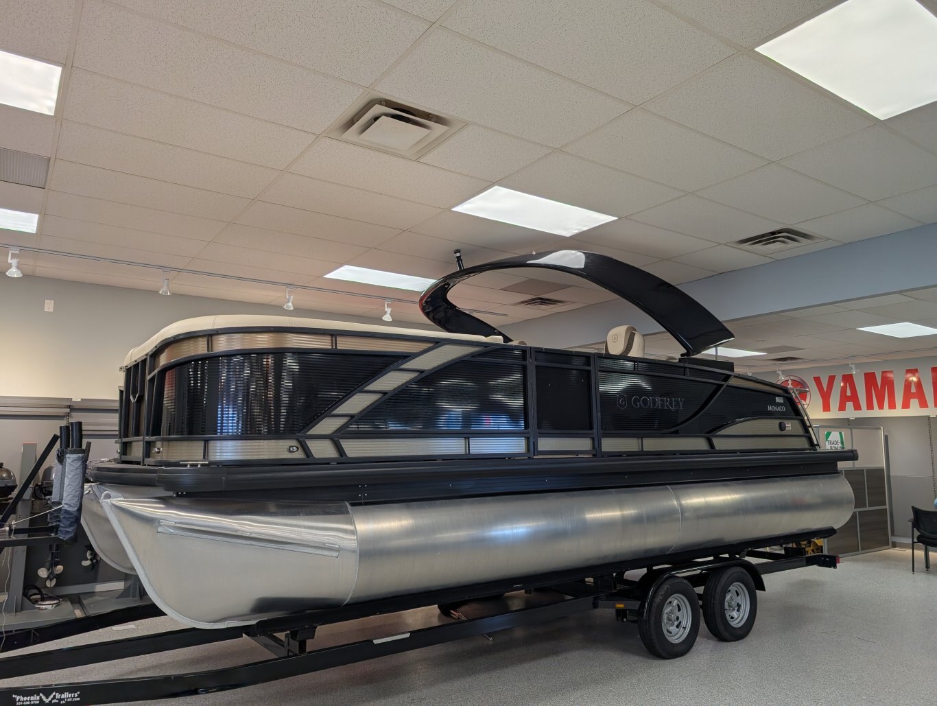 2022 GODFREY MONACO MC235RL. PRICE DROP!!! YAMAHA 250HP!! ELECTRIC TOWER WITH LED LIGHTING, UNDERWATER LIGHTS AND MORE!! $97750 ALL IN PRICE PLUS TAX AND LICENSE!! FINANCE FOR $236 WEEKLY WITH ZERO DOWN.