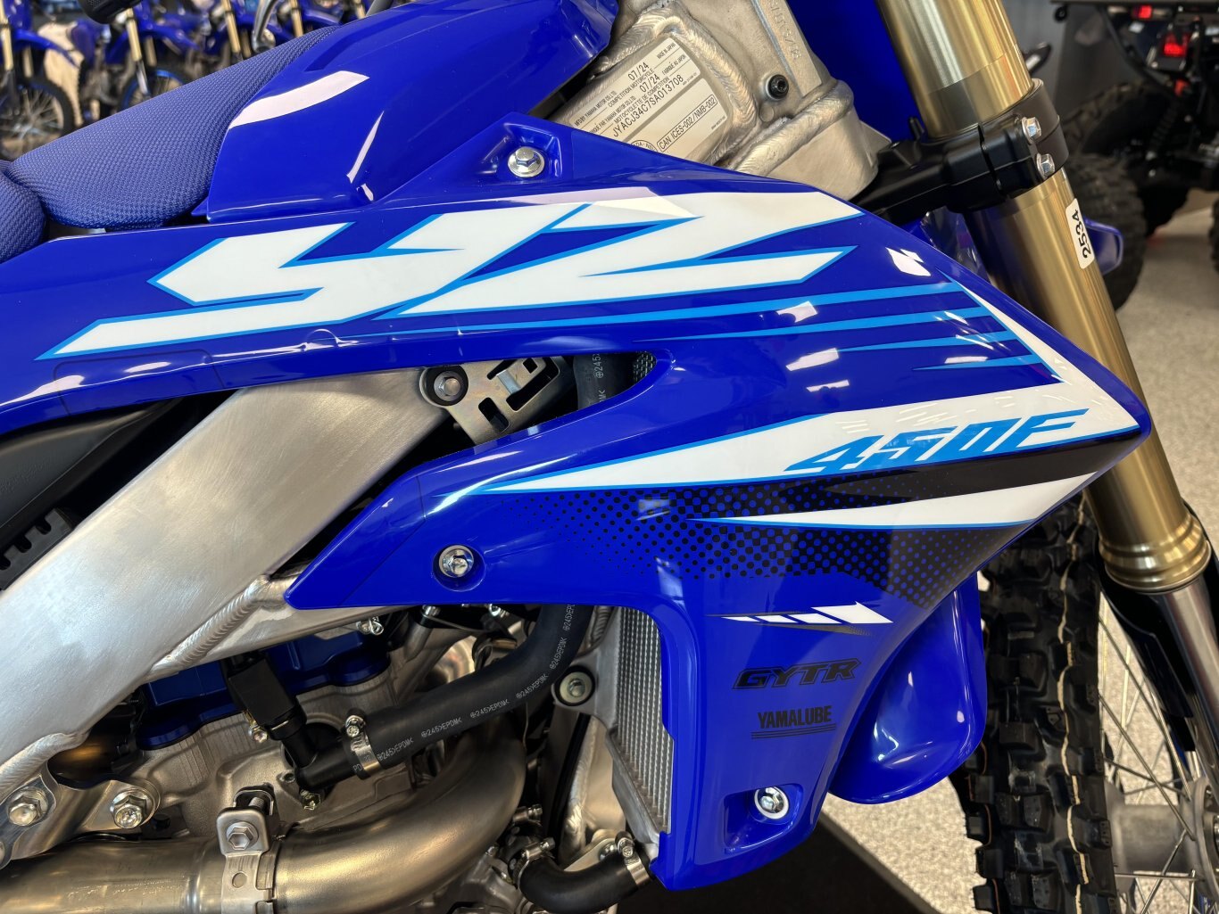 2025 Yamaha YZ450F Team Yamaha Blue