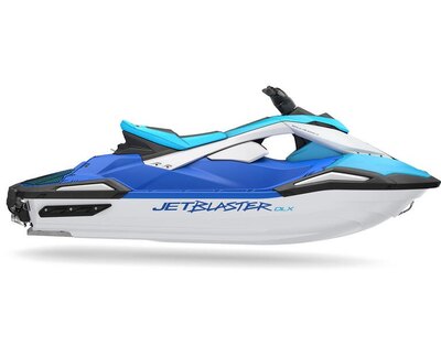 2026 Yamaha JetBlaster DLX 2-UP Bleu azur/blanc