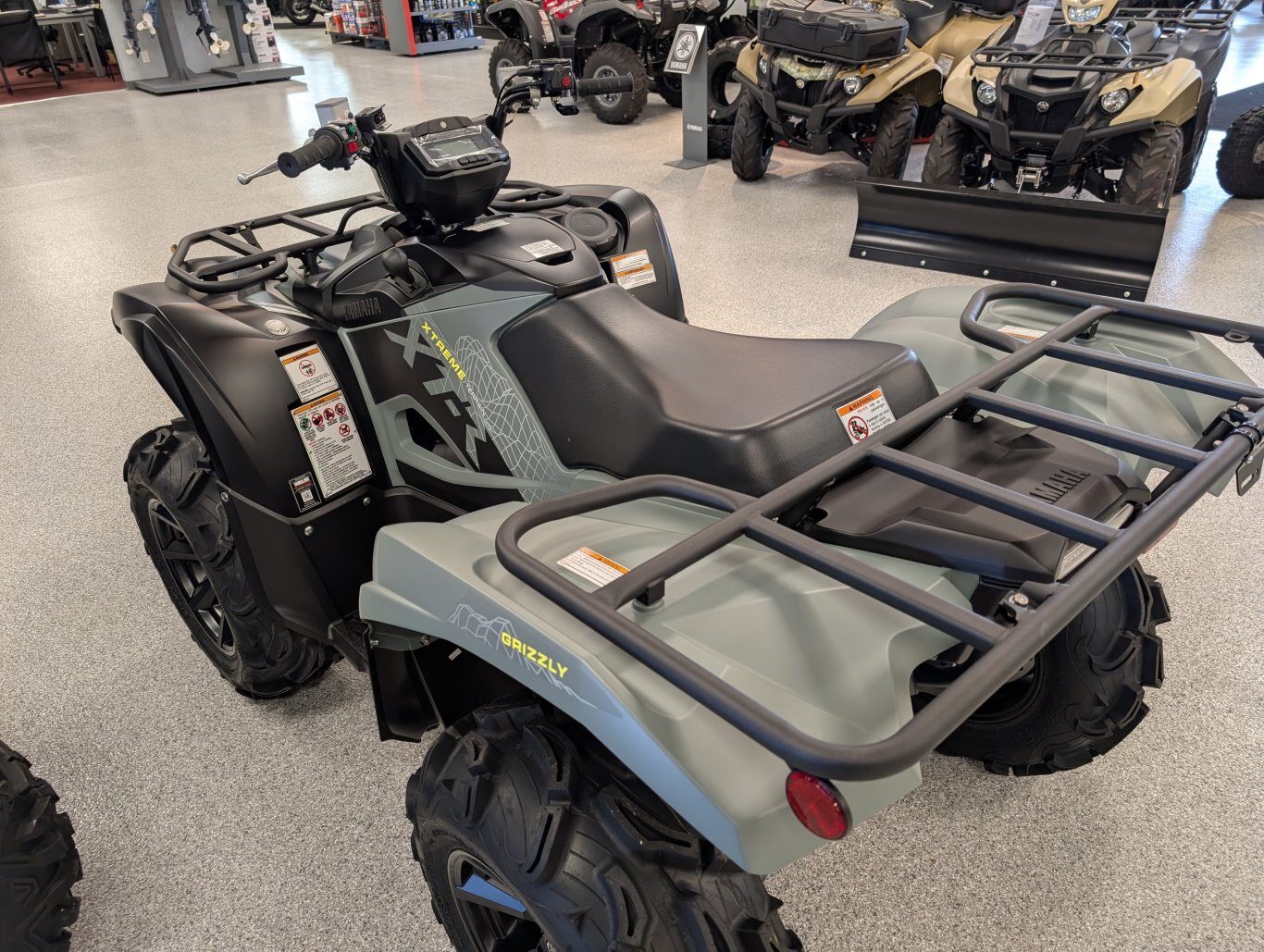 2026 Yamaha Grizzly EPS XT R Gris mousse/Noir tactique