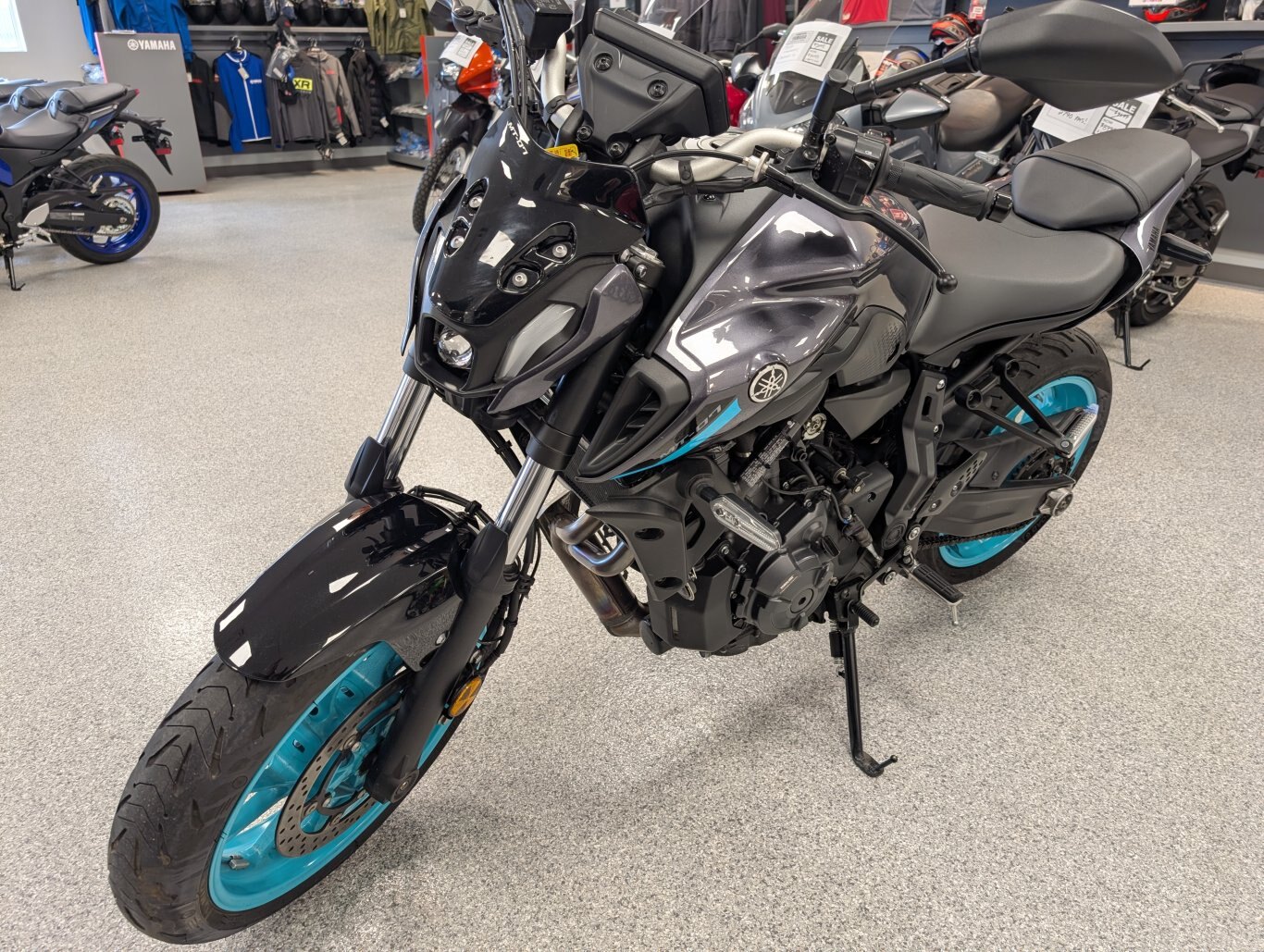 2024 YAMAHA MT 07 JUST ARRIVED ON TRADE! $7995 PLUS TAX AND LICENSING. FINANCING AVAILABLE.