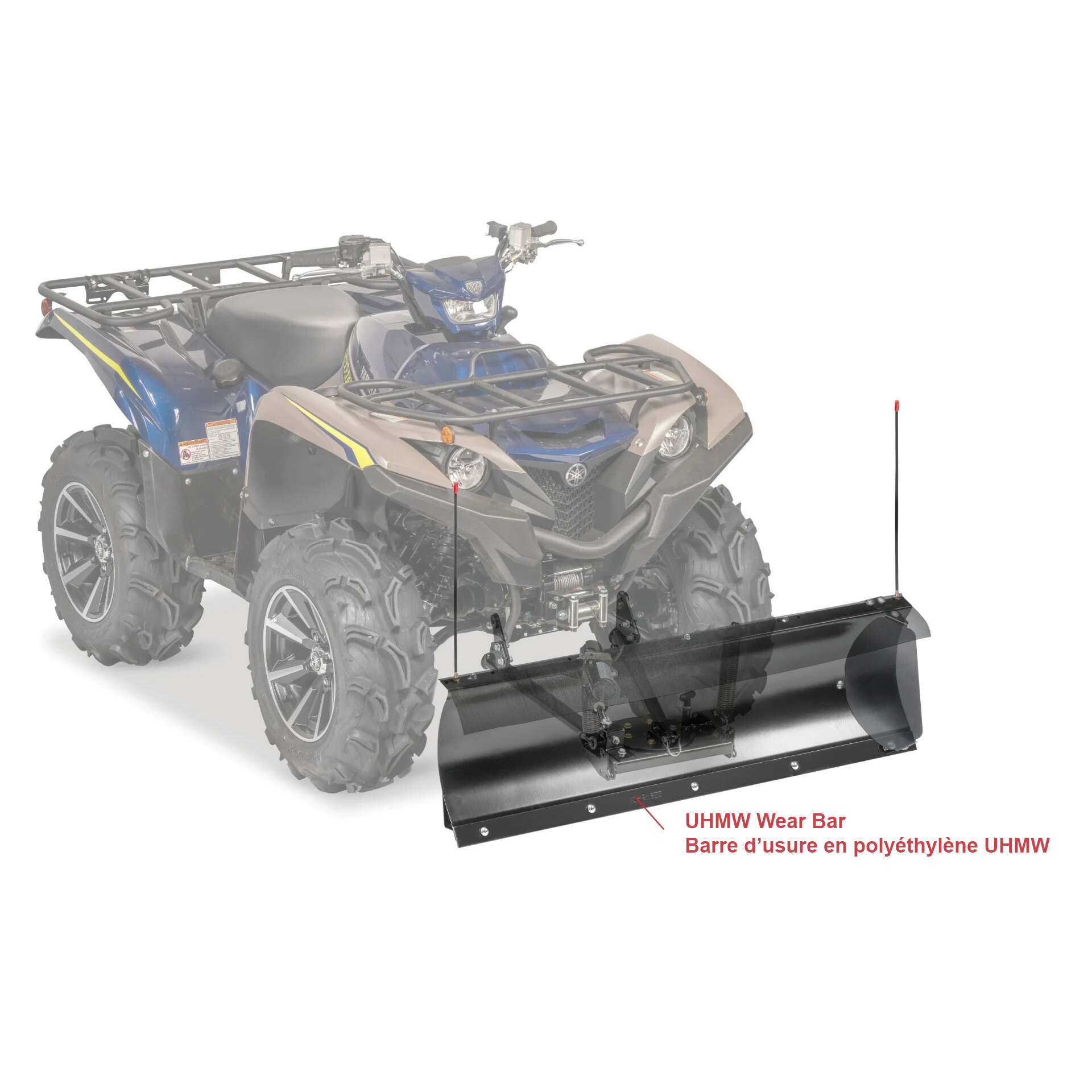 Warn® ProVantage II 54" UHMW Wear Bar