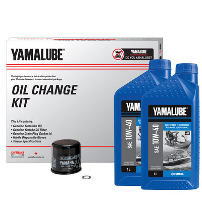 Yamalube® 10W-40 4W Watercraft Performance Oil Change Kit - WV/SP (3 L)