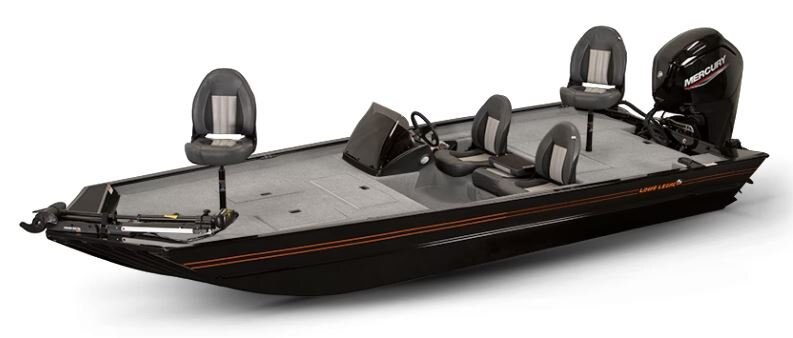 Lowe Boats LEGACY Metallic Black Exterior - Gray Poly Roughliner Splatter