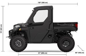 2025 Polaris RANGER XP 1000 NORTHSTAR EDITION PREMIUM 3 SEAT ONYX BLACK