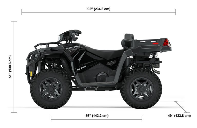 2025 SPORTSMAN X2 570 ONYX BLACK