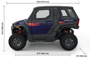 2025 Polaris® XPEDITION ADV 5 NorthStar 2 Seat Midnight Blue