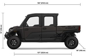 2025 Polaris® RANGER CREW XD 1500 NorthStar Edition Ultimate 6 Seat Titanium Metallic