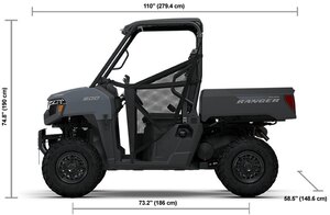 2026 Polaris® RANGER 500 Stealth Gray