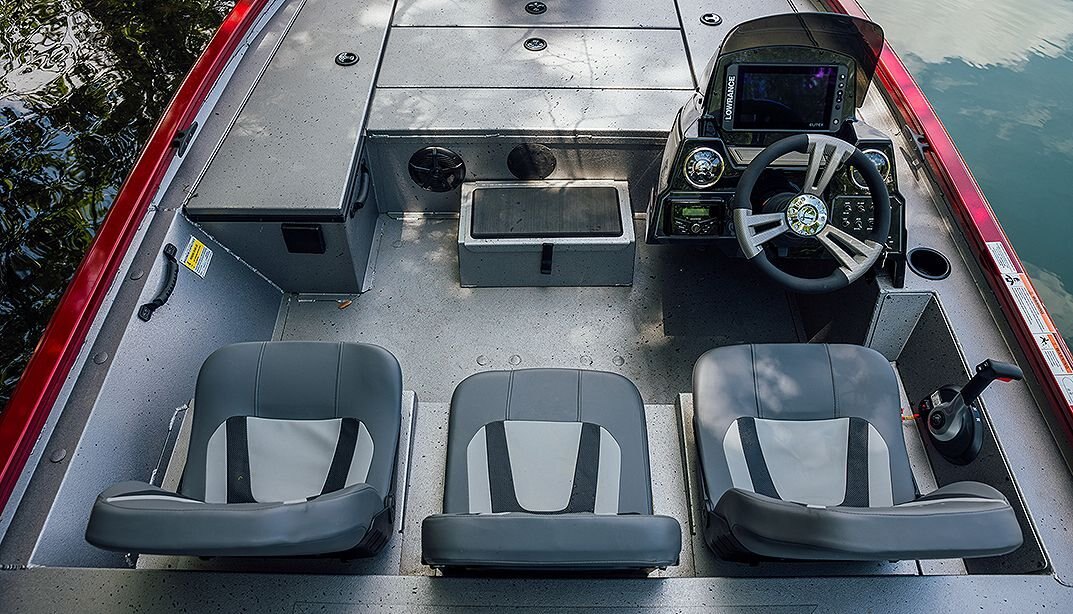 2025 Lowe Boats Stinger 175C Metallic Silver Exterior Gray Poly Roughliner Splatter Black Interior Coating