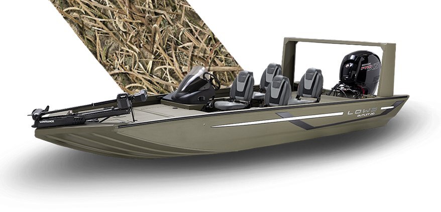 2025 Lowe Boats Outlet 20 Camouflage - Mossy Oak® Shadow Grass Blades