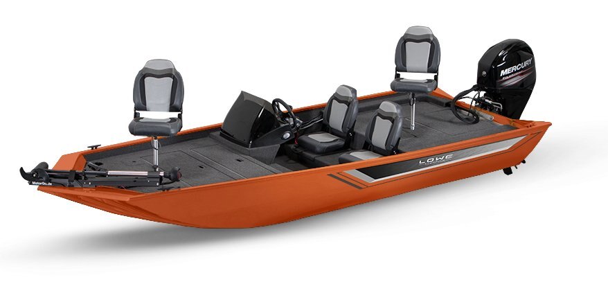 2025 Lowe Boats Skorpion 17 Orange Riot Exterior - Gray Carpeted Interior