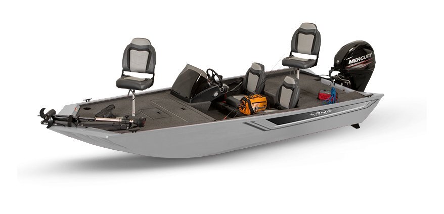 2025 Lowe Boats Skorpion 16 White Exterior Gray Carpeted Interior