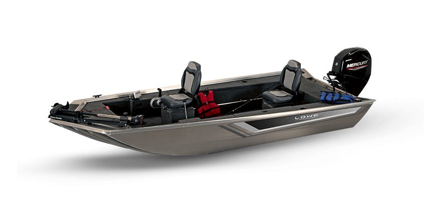2025 Lowe Boats Skorpion SS Unpainted Exterior Gray Carpeted Interior