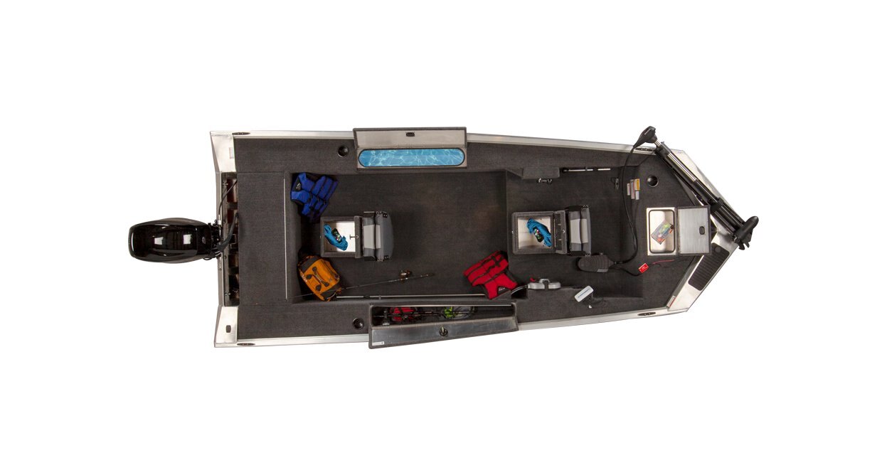 2025 Lowe Boats Skorpion SS Unpainted Exterior Gray Carpeted Interior