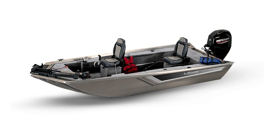 2025 Lowe Boats Skorpion SS Unpainted Exterior Gray Poly Roughliner Interior Coating