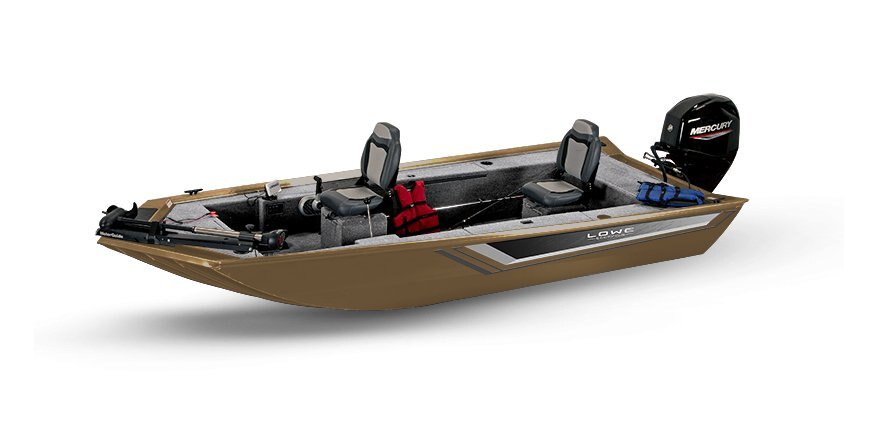 2025 Lowe Boats Skorpion SS Dead Grass Green Exterior Poly Roughliner Interior Coating