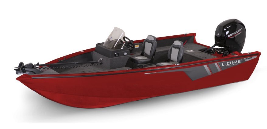 2025 Lowe Boats FM 1800 SC Candy Apple Red