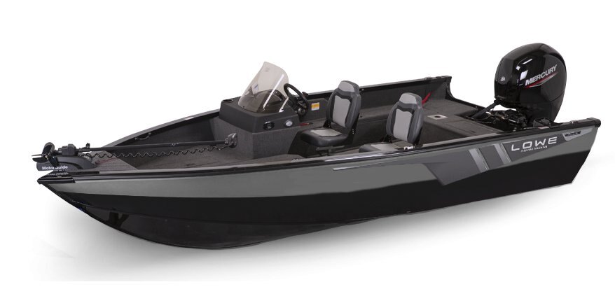 2025 Lowe Boats FM 1800 SC 2-Tone Black Base & Metallic Silver Accent