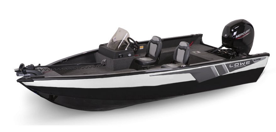 2025 Lowe Boats FM 1800 SC 2-Tone Black Base & Bright White Accent