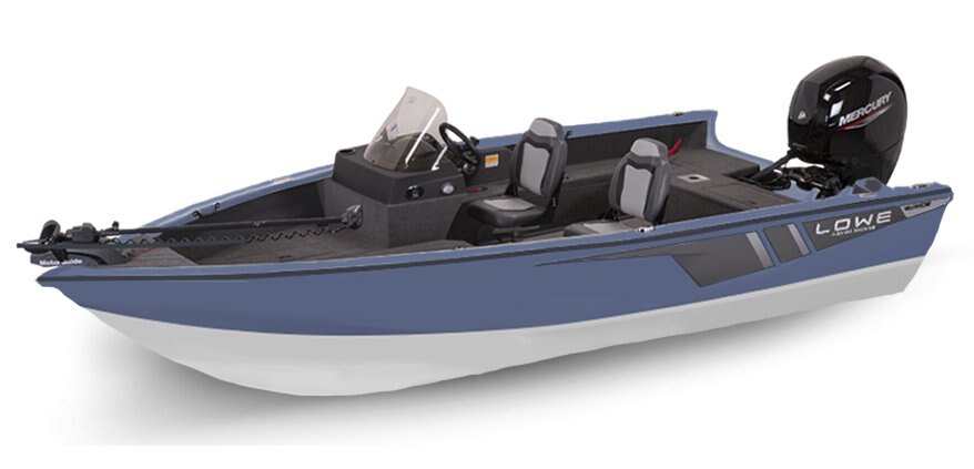 2025 Lowe Boats FM 1800 SC 2-Tone White Base & Blue London Accent