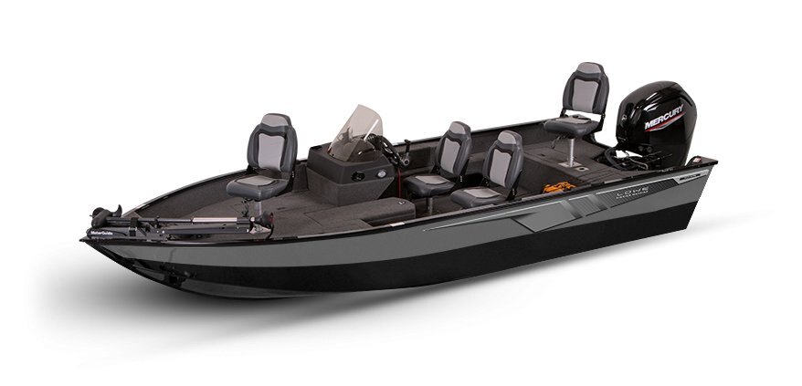 2025 Lowe Boats FM 1775 SC 2-Tone Black Base & Metallic Silver Accent