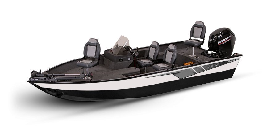 2025 Lowe Boats FM 1775 SC 2-Tone Black Base & Bright White Accent