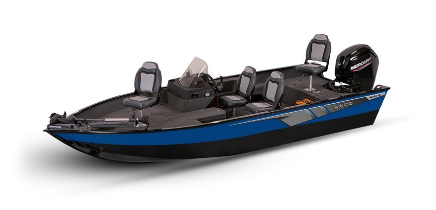 2025 Lowe Boats FM 1775 SC 2-Tone Black Base & Blue Accent