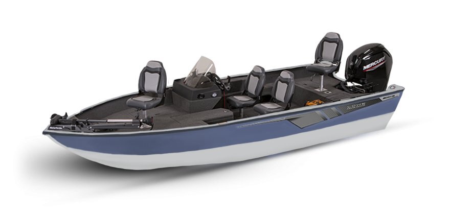 2025 Lowe Boats FM 1775 SC 2-Tone White Base & Blue London Accent