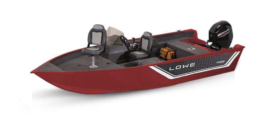 2025 Lowe Boats FM 1625 SC Candy Apple Red