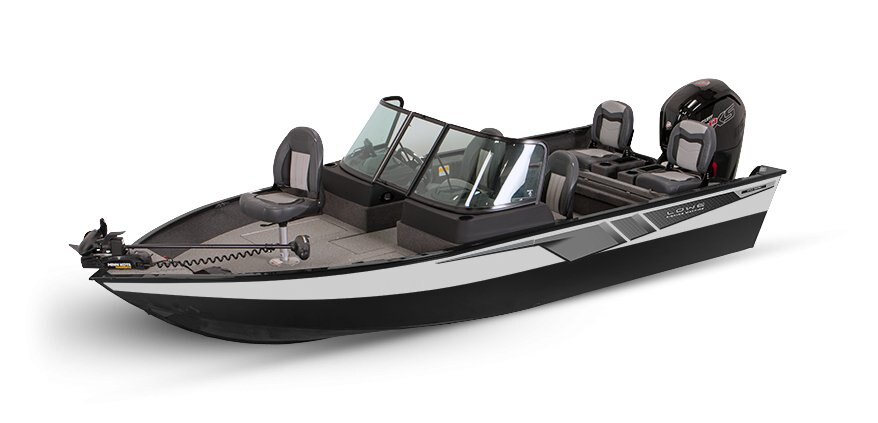 2025 Lowe Boats FM 1775 WT 2-Tone Black Base & Bright White Accent