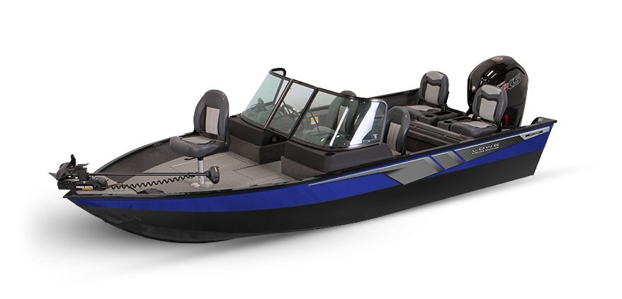 2025 Lowe Boats FM 1775 WT 2-Tone Black Base & Blue Accent