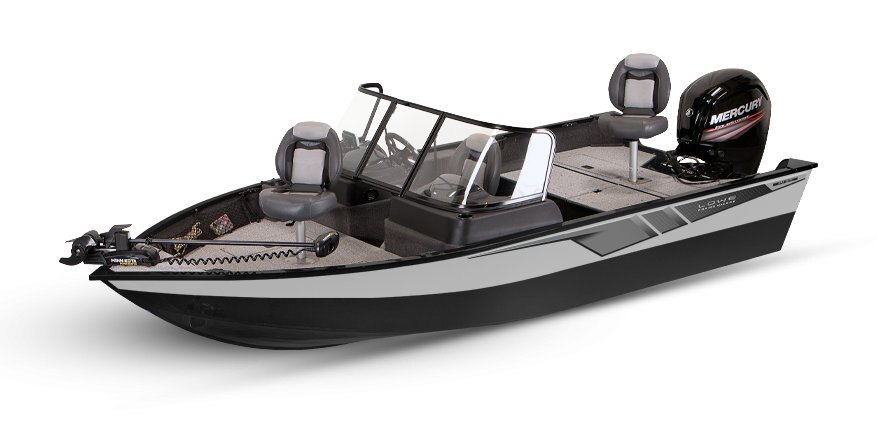 2025 Lowe Boats FM 1675 WT 2-Tone Black Base & Bright White Accent