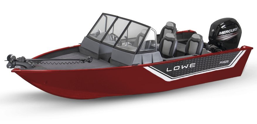 2025 Lowe Boats FM 1625 WT Candy Apple Red