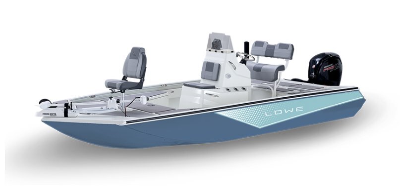 2025 Lowe Boats Bay 20 Marine Teal/White Graphic (Only available with Metallic Black Hull or Bright White Hull)