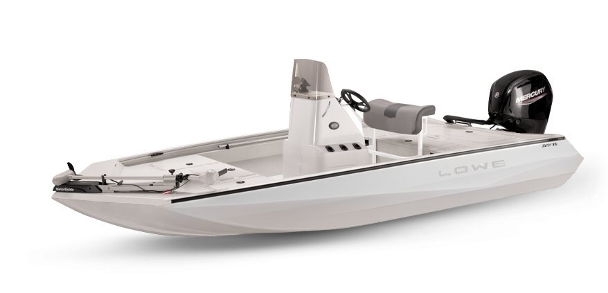 2025 Lowe Boats Bay 18 Bright White Poly Interior w/ Bright White Hull