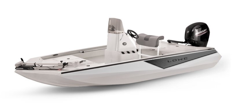 2025 Lowe Boats Bay 18 Harbor Metallic/Black Graphic (Available with all Hull Colors)