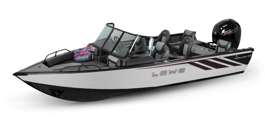 2025 Lowe Boats FS 1900 2-Tone Black Base & Bright White Accent