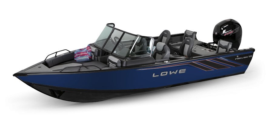 2025 Lowe Boats FS 1900 2-Tone Black Base & Blue Accent