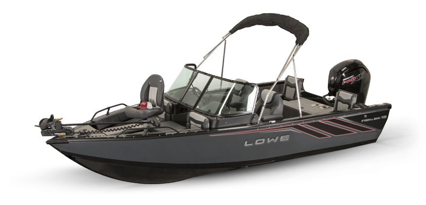 2025 Lowe Boats FS 1800 2-Tone Black Base & Metallic Silver Accent