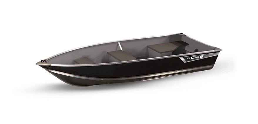 2025 Lowe Boats WV1470 Black Hull Sides - Gray Interior with Vinyl Seat Covers