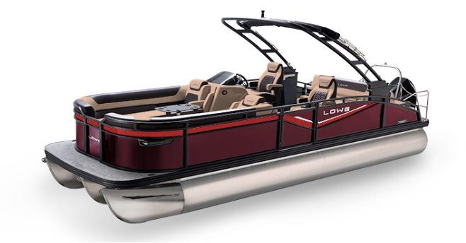 2025 Lowe Boats RS 250 DL Custom Graphic - Infused Red Metallic