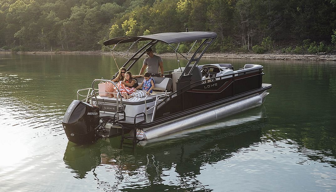 2025 Lowe Boats RS 270 EL Charcoal Metallic Exterior Slate w/ Granite Upholstery