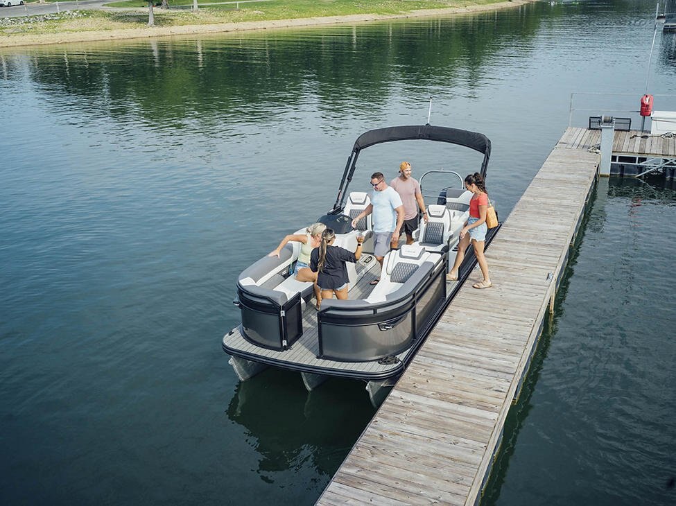 2025 Lowe Boats RS 230 WT Charcoal Metallic Exterior Slate w/ Granite Upholstery