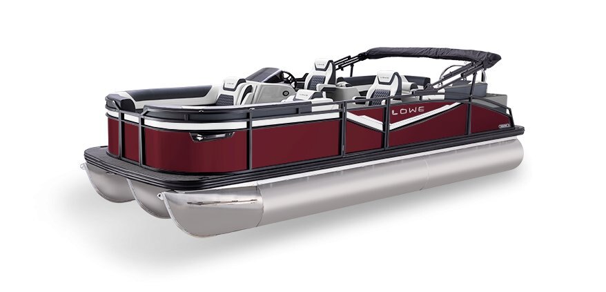 2025 Lowe Boats RS 230 WT Wineberry Metallic Exterior - Marshmallow w/ Granite Upholstery